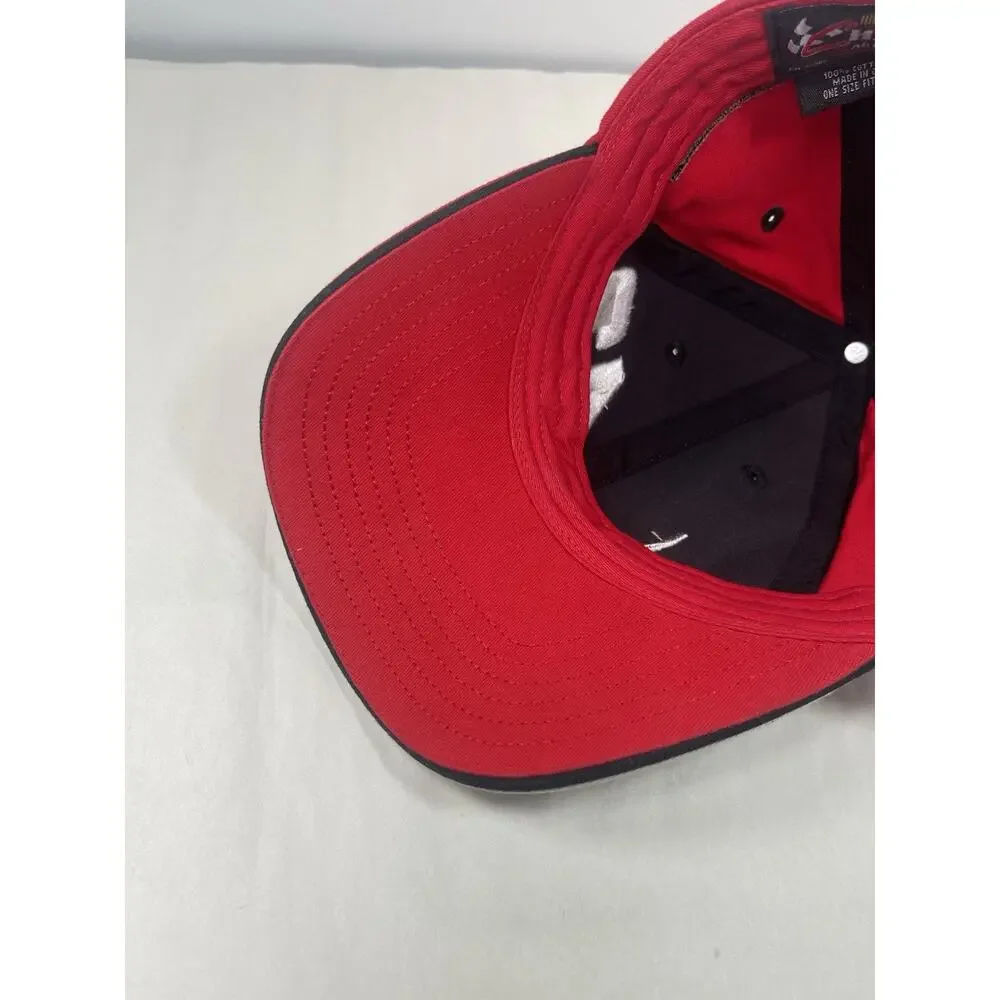 Vintage NASCAR #42 Target Chip Ganassi Racing Adjustable Hat Cap Flames - Picture 6 of 9